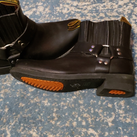 Parkside Black LeatherShort Boots size 10 1/2 - Picture 5 of 10